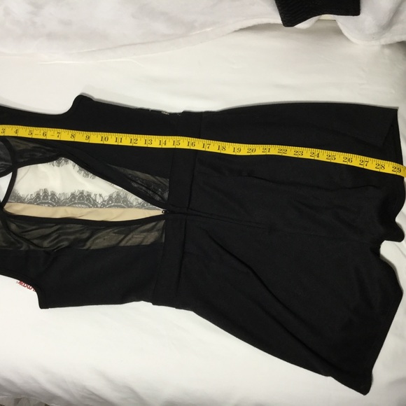 3/$20 Pompous Girl | Lace Romper with mesh - Picture 9 of 9